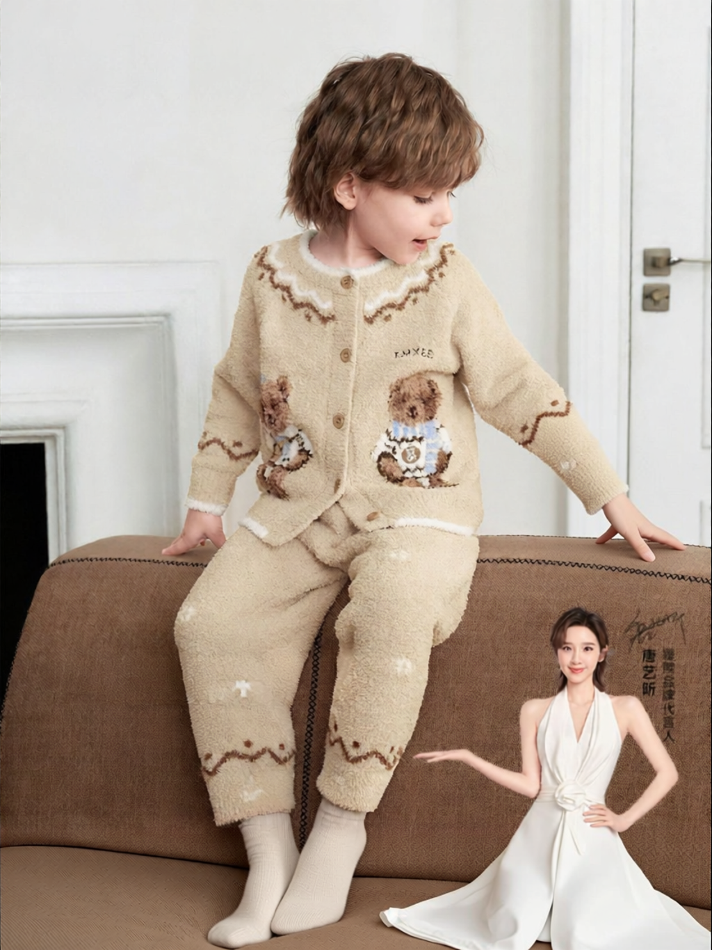 ป้ายยา! ชุดนอนเด็ก EMXEE Fleece Thermal Pajamas สุดนุ่ม อุ่นใจให้ลูกรักตลอดคืน