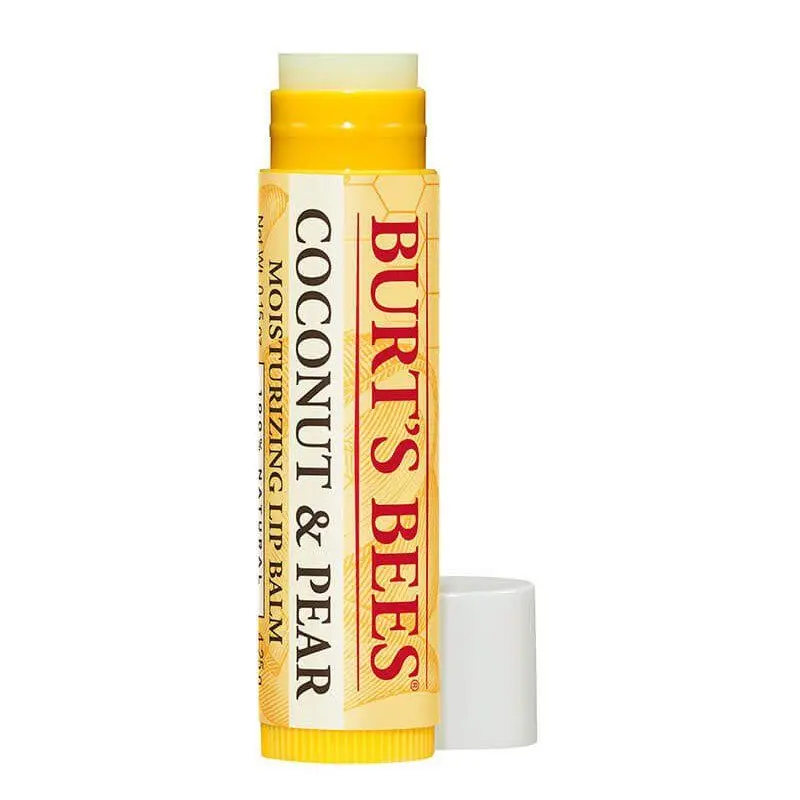 Burt's bee COCONUT & PEAR MOISTURIZING LIP BALM สินค้าใหม่ (ไม่มีกล่อง)