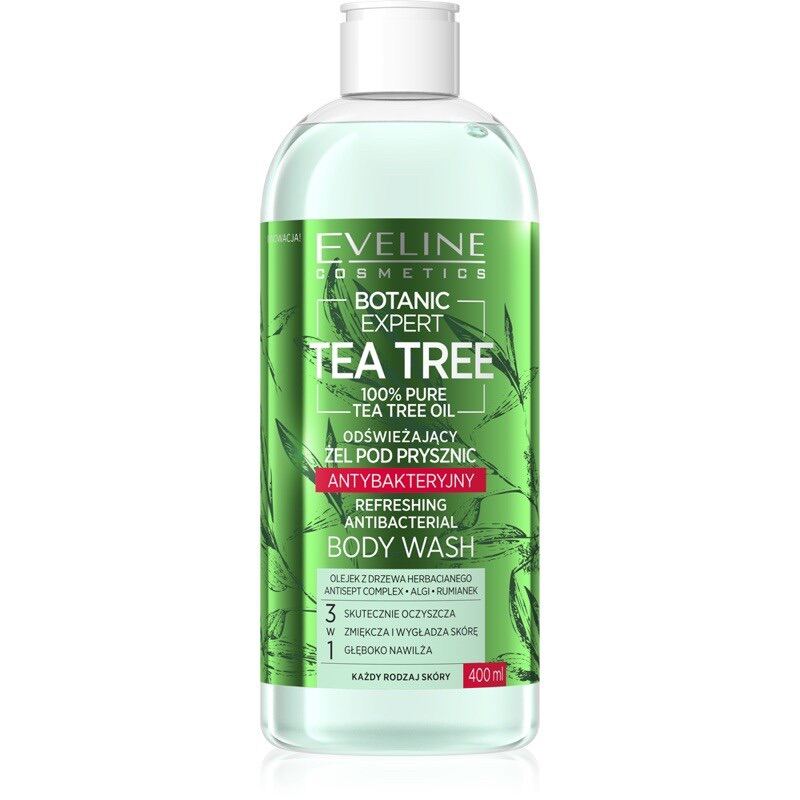 Eveline Cosmetics - BOTANIC EXPERT TEA TREE - BODY WASH - Refreshing ...