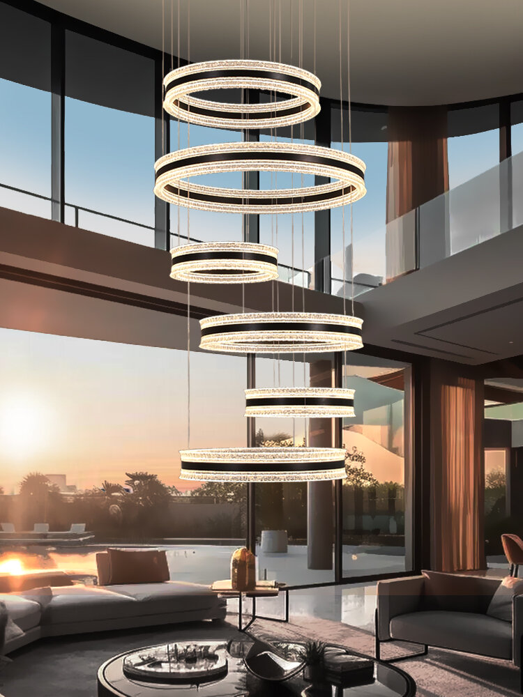 [Designer's Light | Luxurious Modern Staircase Large Chandelier,Designer's Light | Luxurious Modern Staircase Large Chandelier,] ราคา 30,789 บาท*ส่งฟรี