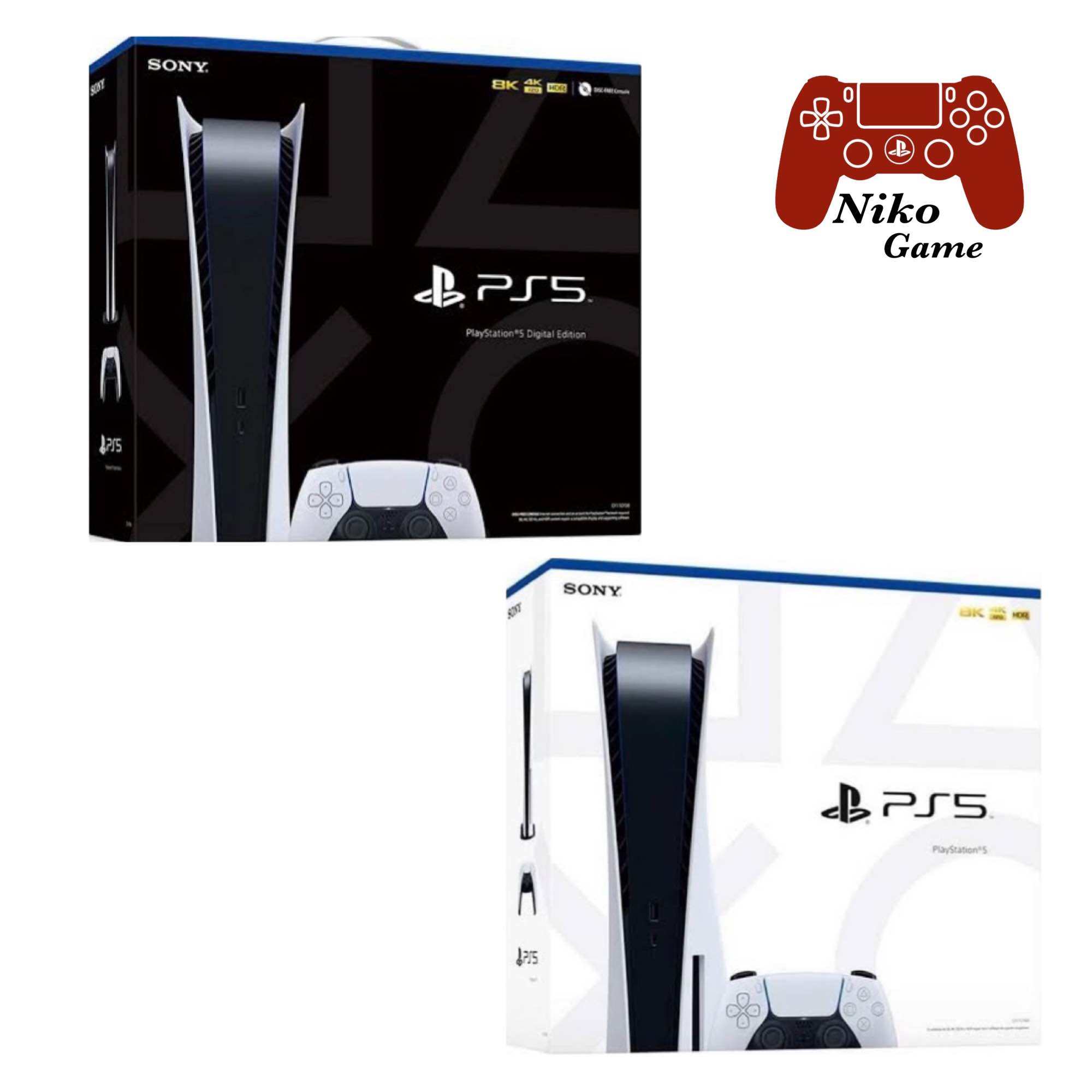 เครื่อง PS5 ประกันศูนย์ไทย รุ่นใส่แผ่น Standard & Digital มือ1 และมือ2 ราคา 10,490 บาท*ส่งฟรี