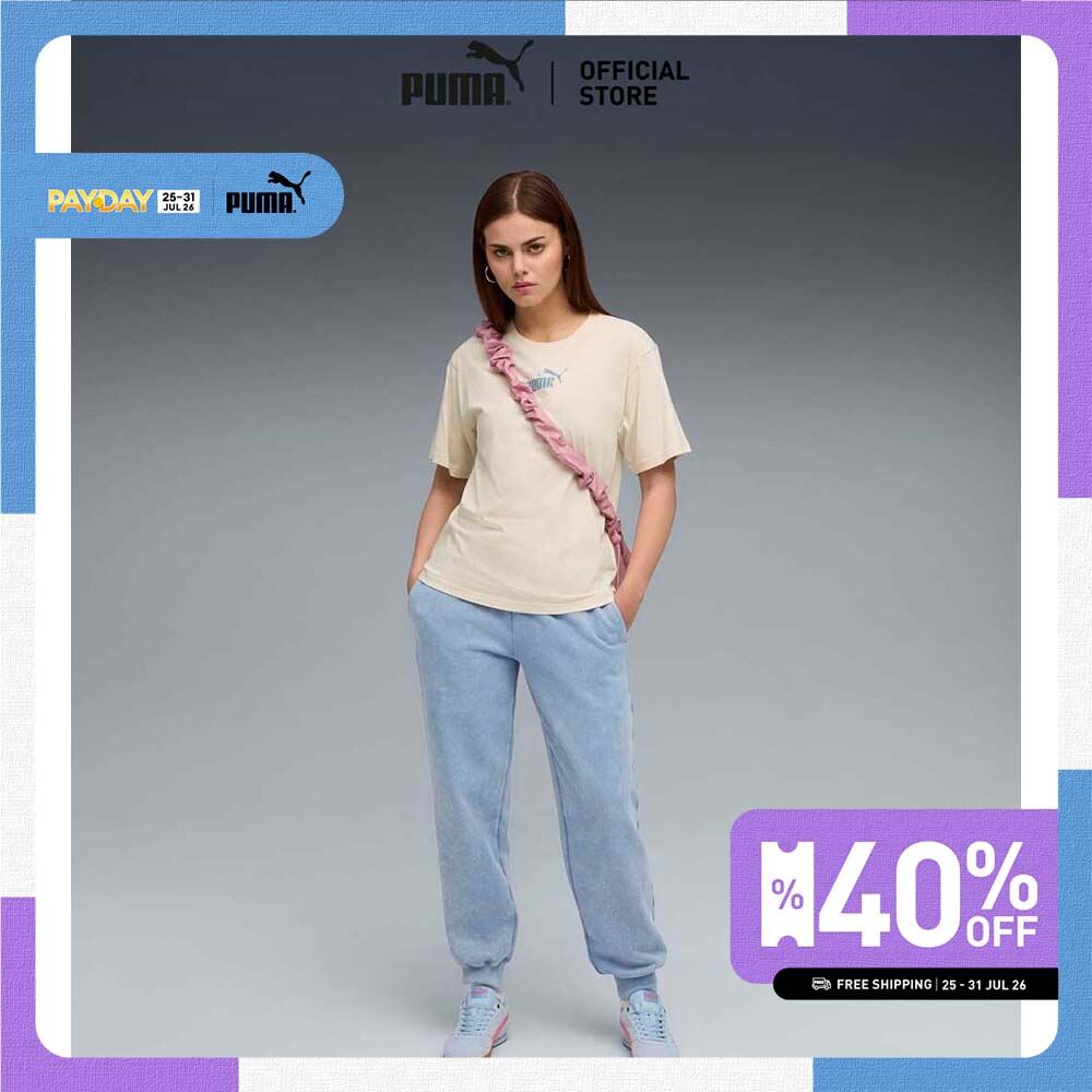PUMA Basics Essentials Nature 2.0 Relaxed Tee Women White - 68807787 ราคา 648 บาท*ส่งฟรี