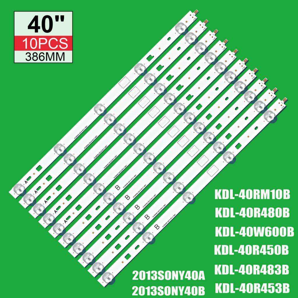 ไฟแบ็คไลท์ LED TV KDL-40R470B KLV-40R470B KLV-40EX43B KDL-40W600B SONY 40 นิ้ว (LAMPU TV) 40R470B 43EX43B 40W600B ราคา 375 บาท*ส่งฟรี