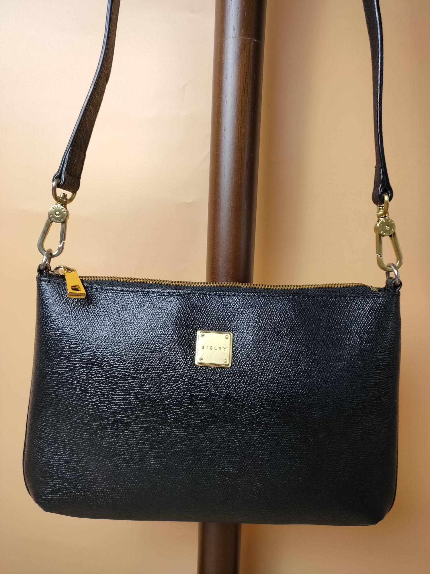 กระเป๋า Sisley มือสองแบรนด์แท้ สีดำ ขนาด 10.5 นิ้ว - J'Por Shop - Thaipick