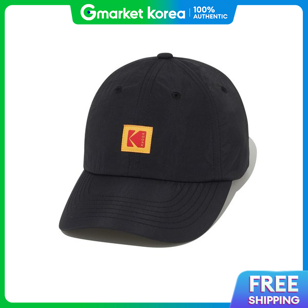Kodak | Kodak Relaxed Fit Square Logo Nylon Ball Cap Black K6243Lcp33 Blk ราคา 1,150 บาท*ส่งฟรี
