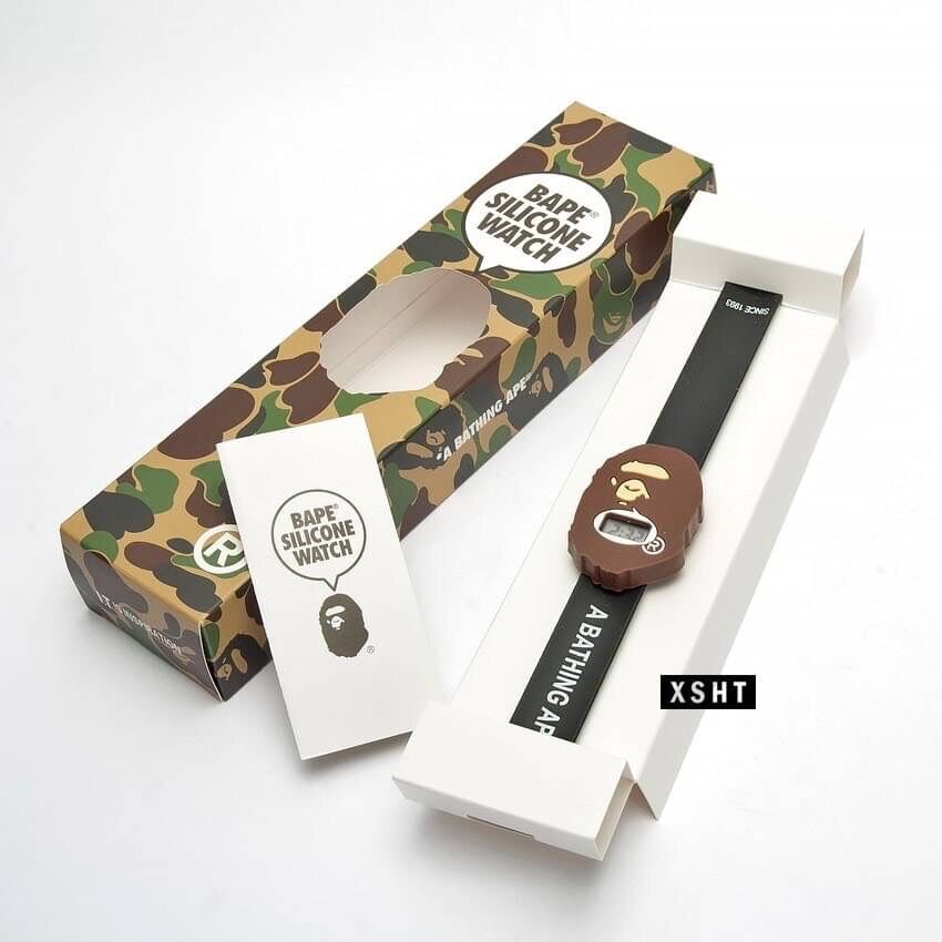bape silicone watch