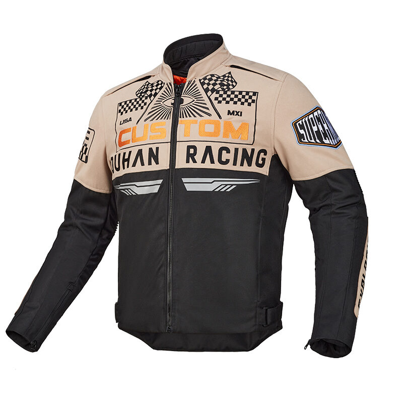 DUHAN | Duhuan Motorcycle Riding Suit Vintage Biker Jacket Windproof Warm Casual Men Women Protective Gear Fall Winter Commute ราคา 2,927 บาท*ส่งฟรี