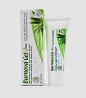 (หลอดใหญ่ 70g) Burnova Gel Plus เจลว่านหางจระเข้ ผสมบัวบก และแตงกวา
