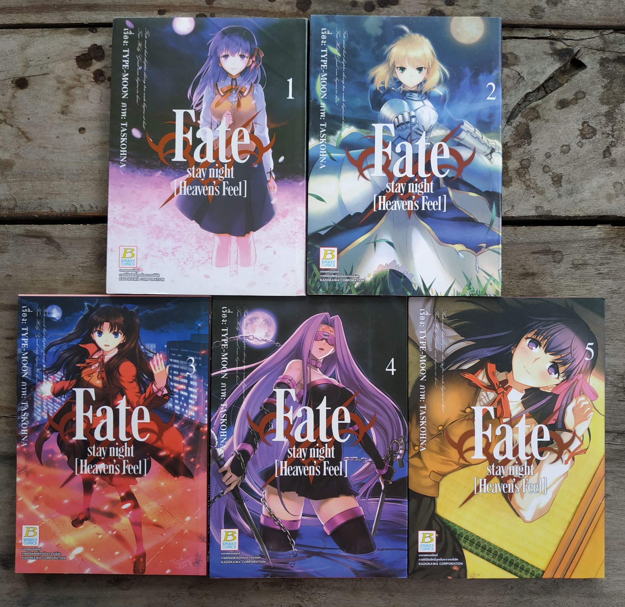 หนังสือการ์ตูน Fate stay night (Heaven's feel) มี 1-5 สภาพบ้าน