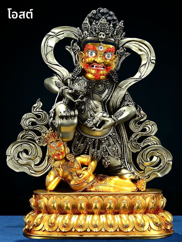 [OSITE | Fine Craft Gilt White Copper Five Tathagatas Wealth God Statue,OSITE | Fine Craft Gilt White Copper Five Tathagatas Wealth God Statue,] ราคา 98,561 บาท*ส่งฟรี