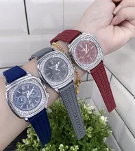 ภาพขนาดย่อของภาพหน้าปกสินค้าGeneva แบรนด์แท้ นาฬิกาข้อมือผู้หญิง ดีไซน์หรู สายยาง จากร้าน GEGI บน Lazada