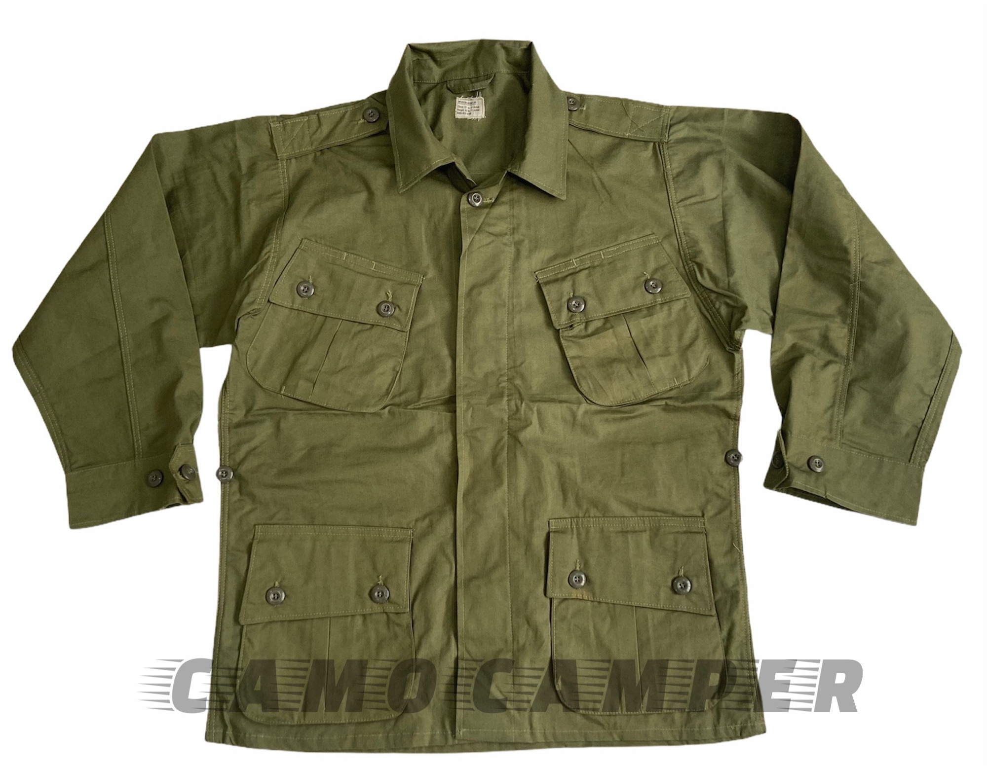 เสื้อทหาร เสื้อกระเป๋าเฉียง เวียดนาม OG  Repro Pattern Vietnam  War ผู้ที่ชื่นชอบแนว Military style สินค้ามีพร้อมส่ง