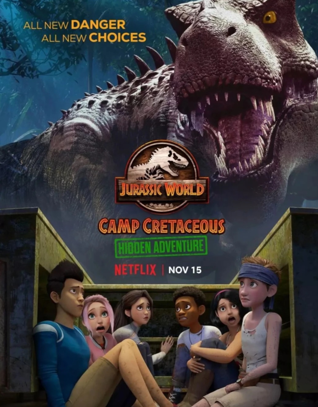 Dvd Hd จูราสสิคเวิลด์ ค่ายครีเทเชียส การผจญภัยซ่อนเร้น Jurassic World Camp Cretaceous Hidden 6054