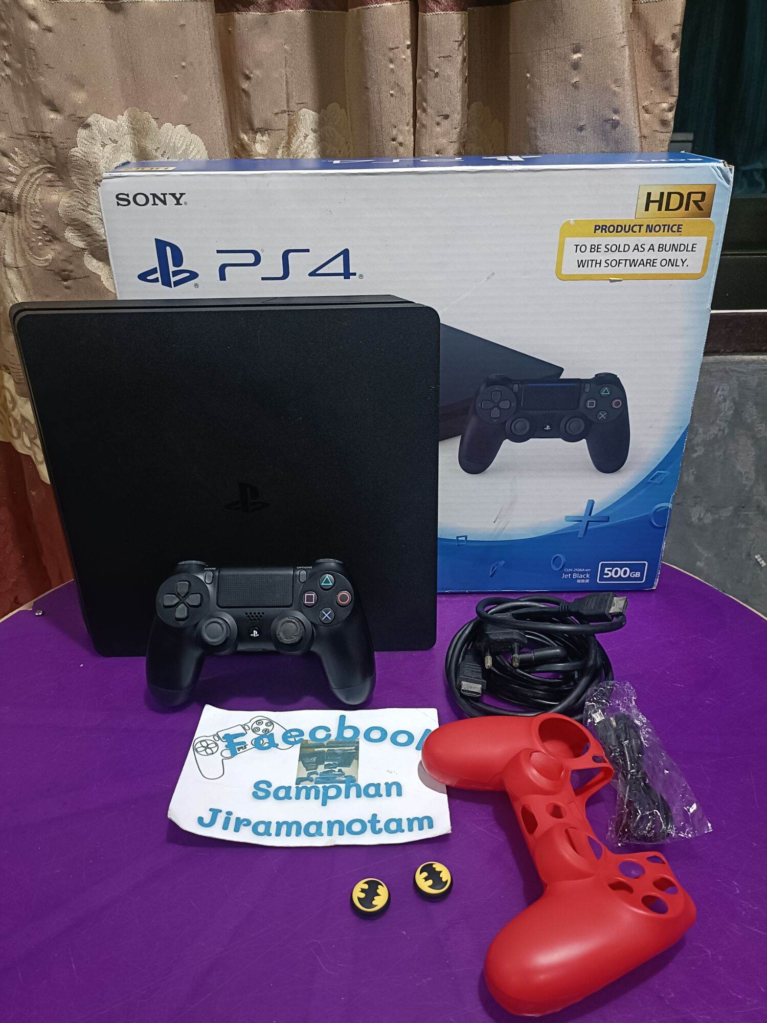 PS4 Slim 2106A ความจุ 500 GB (มือ 2) ราคา 5,390 บาท*ส่งฟรี