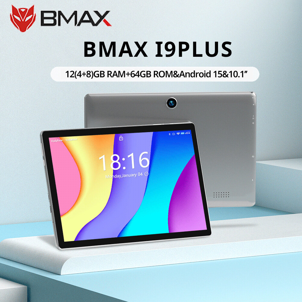 BMAX เด็กแท็บเล็ต I9 Plus Android 15 GPU G522EE 8GB RAM 64GB ROM 10.1 นิ้ว Allwinner RK3562 พอร์ต Quad Core แท็บเล็ต PC WIFI 6 ราคา 2,849 บาท*ส่งฟรี