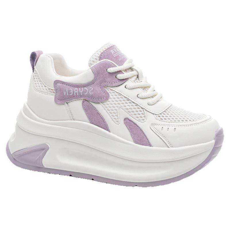 Puissance | Breathable Sneakers with Hidden Heel Lift and Thick Sole for Slimming Feet ราคา 3,559 บาท*ส่งฟรี