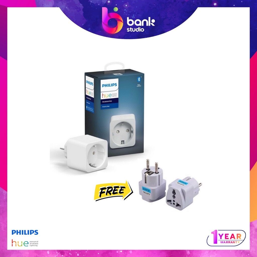 (ประกัน 1ปี) สมาร์ทปลั๊ก Philips Hue Smart Plug- 220v ราคา 1,990 บาท*ส่งฟรี