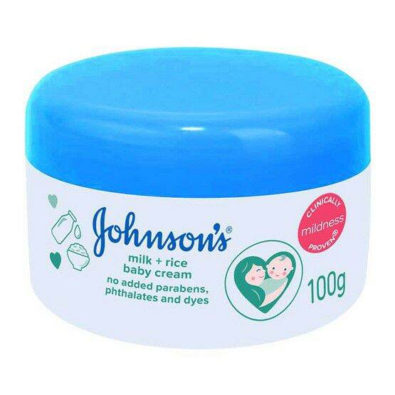 ครีมจอนห์สัน JOHNSON MILK + RICE BABY CREAM 100 GRAM ASMANJUNE ThaiPick