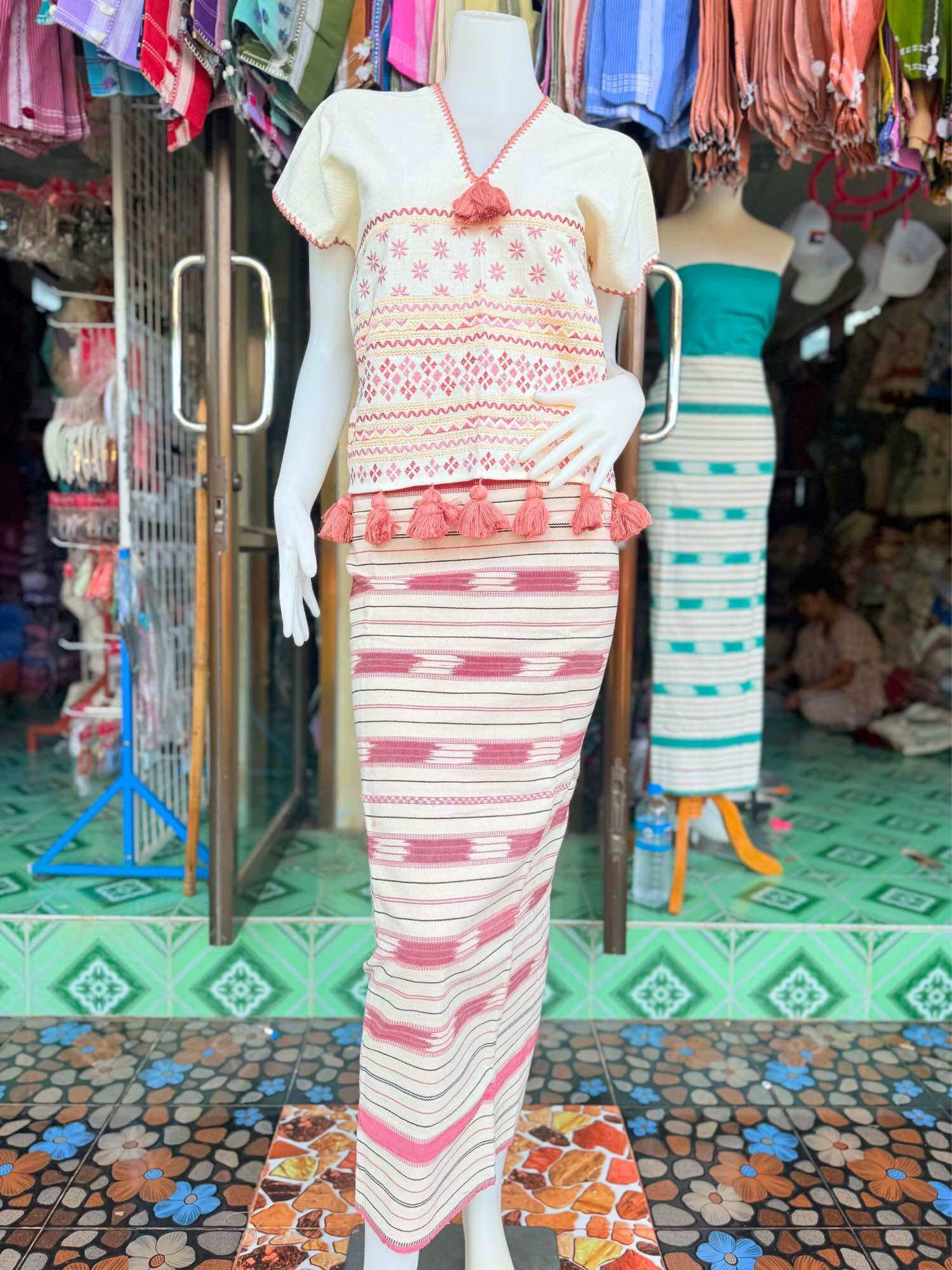 Cotton Bag Cloth Karenclothes Shirts Karendress Karenshop Pawwahshop Mamoedress Karenclothes Shop ราคา 890 บาท*ส่งฟรี