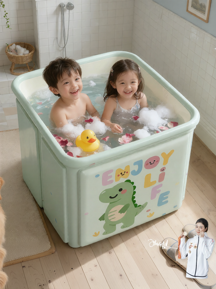 GWYNET | Foldable Bathing Tub Thickened For Adults and Children ราคา 1,943 บาท*ส่งฟรี