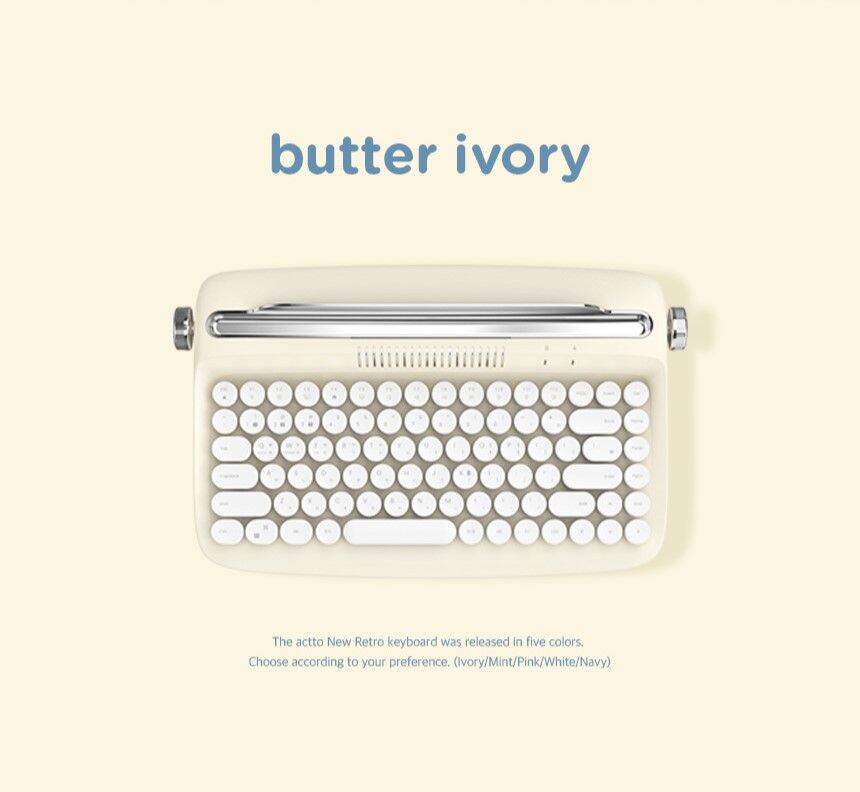 Actto Retro Pop Mini Tastiera Bluetooth Layout Coreano/Inglese