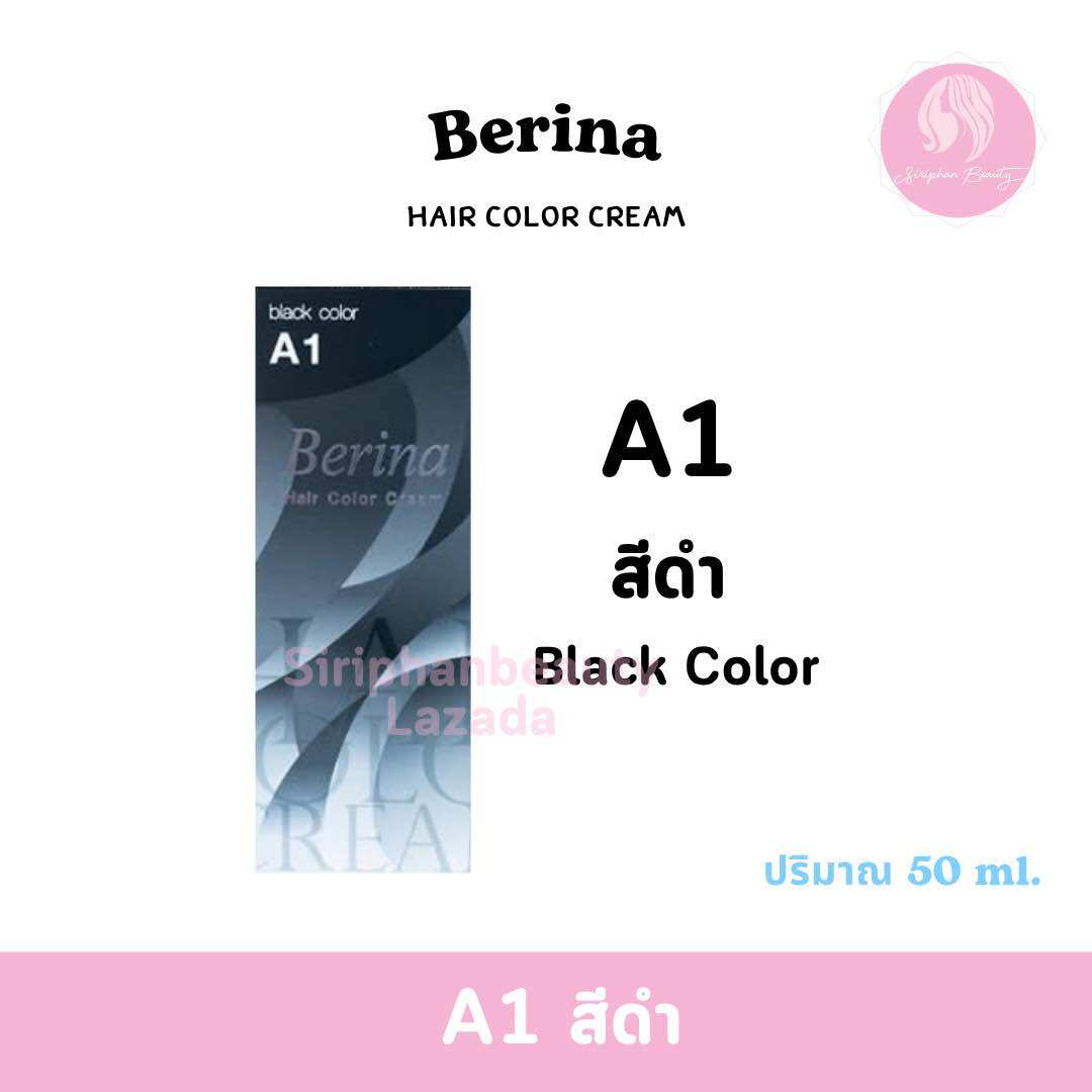 Hair Dye Cream Berina A1 Black