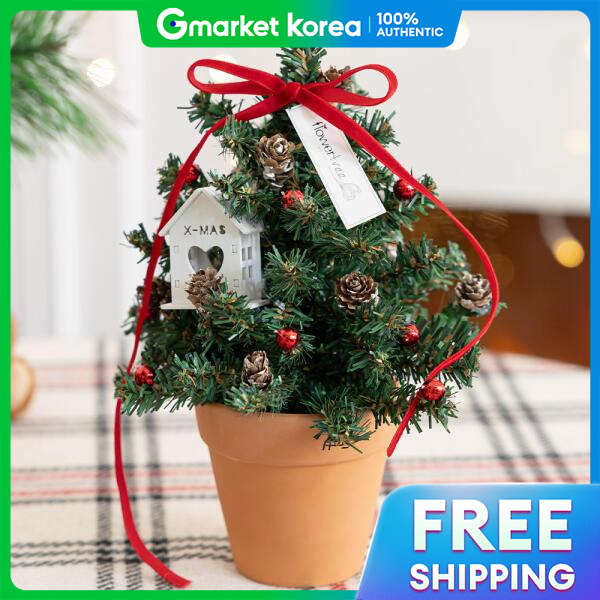 ART BOX | Artbox/Flower Tree Christmas Mini Tree Pot Complete Set Red Velvet 23cm ราคา 1,099 บาท*ส่งฟรี