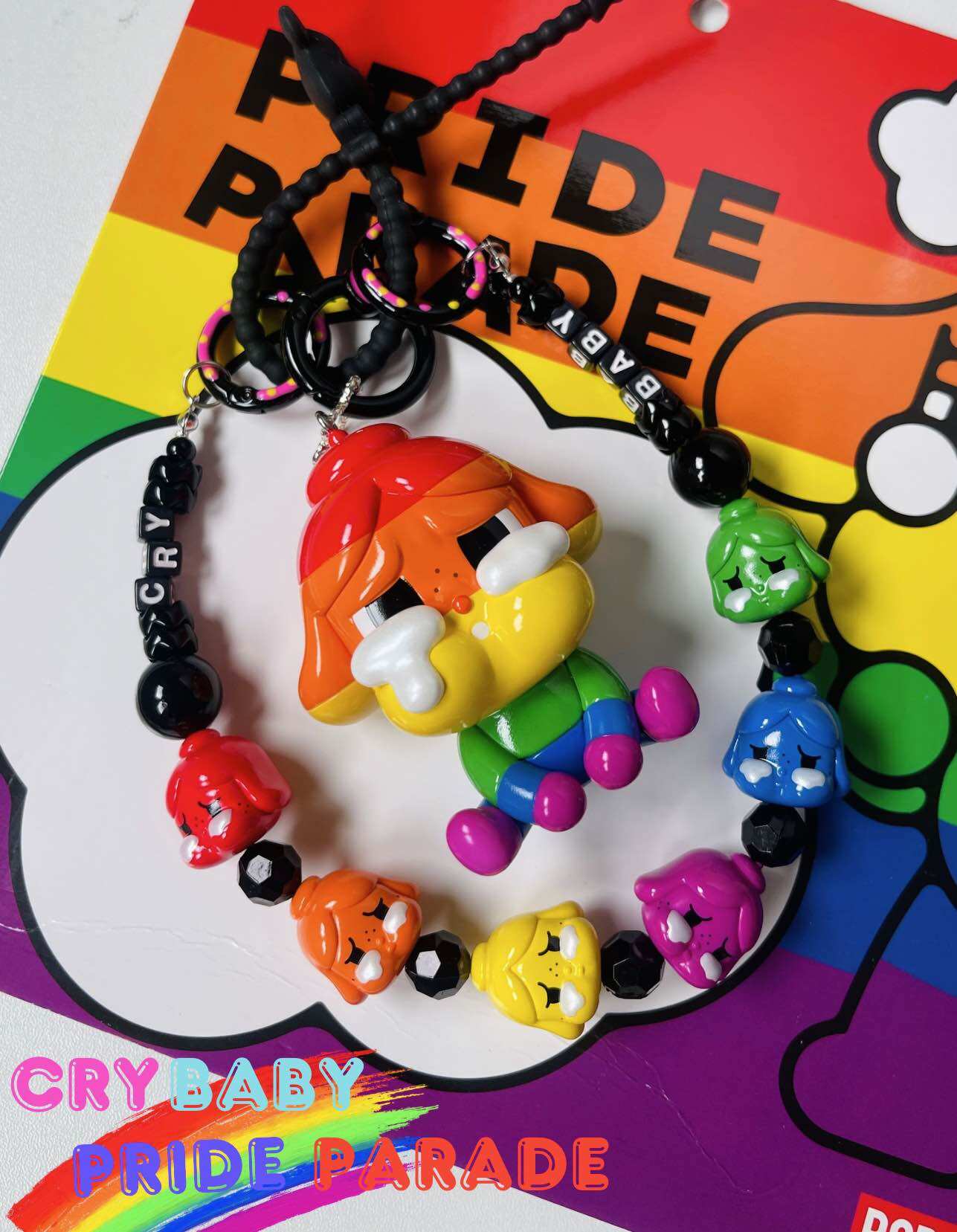 พวงกุญแจก cry baby:pride parade ราคา 2,349 บาท*ส่งฟรี