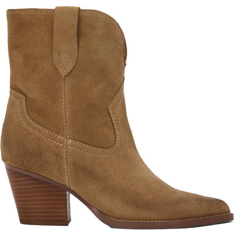 Tony Bianco | V-Shape Pointed Toe Open Toe Chunky Heel Women's Boots ราคา 9,357 บาท*ส่งฟรี