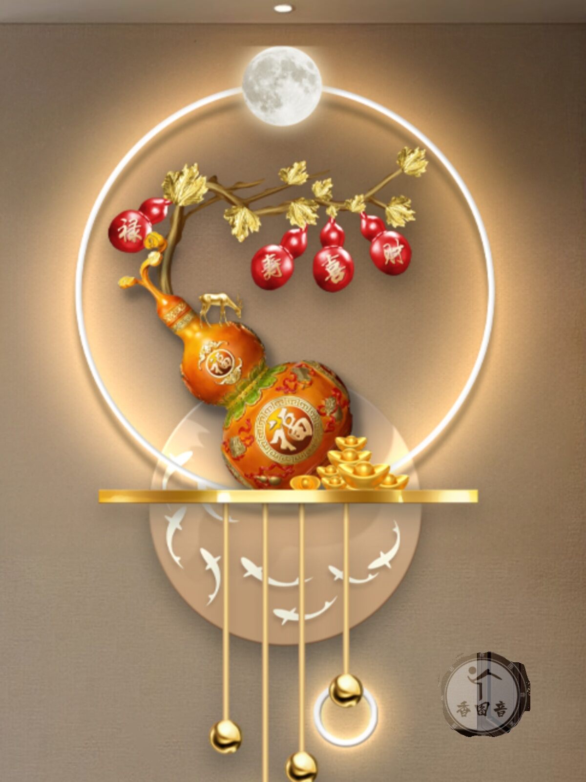 XIANGTUYIN | Luxury Entrance Decorative Painting for Dining Room and Living Room ราคา 5,200 บาท*ส่งฟรี