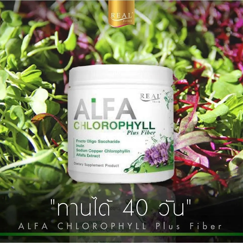 Real Elixir Alfa Chlorophyll Plus เรียล อิลิคเซอร์ อัลฟ่า คลอโรฟิล