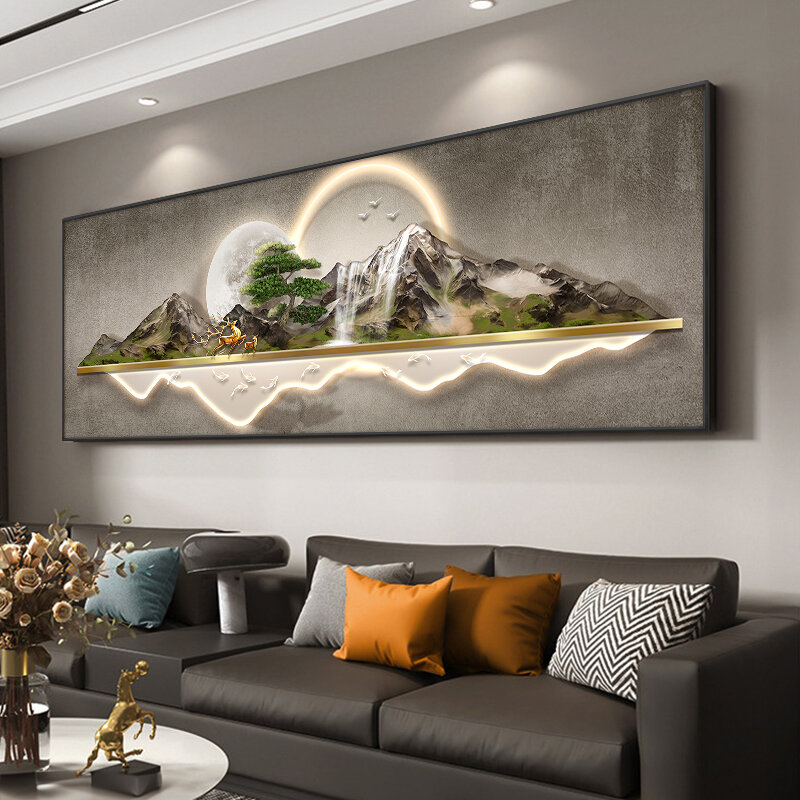 XIANGTUYIN | High-end LED Wall Art for Living Room, Tea Room, and Office ราคา 4,319 บาท*ส่งฟรี