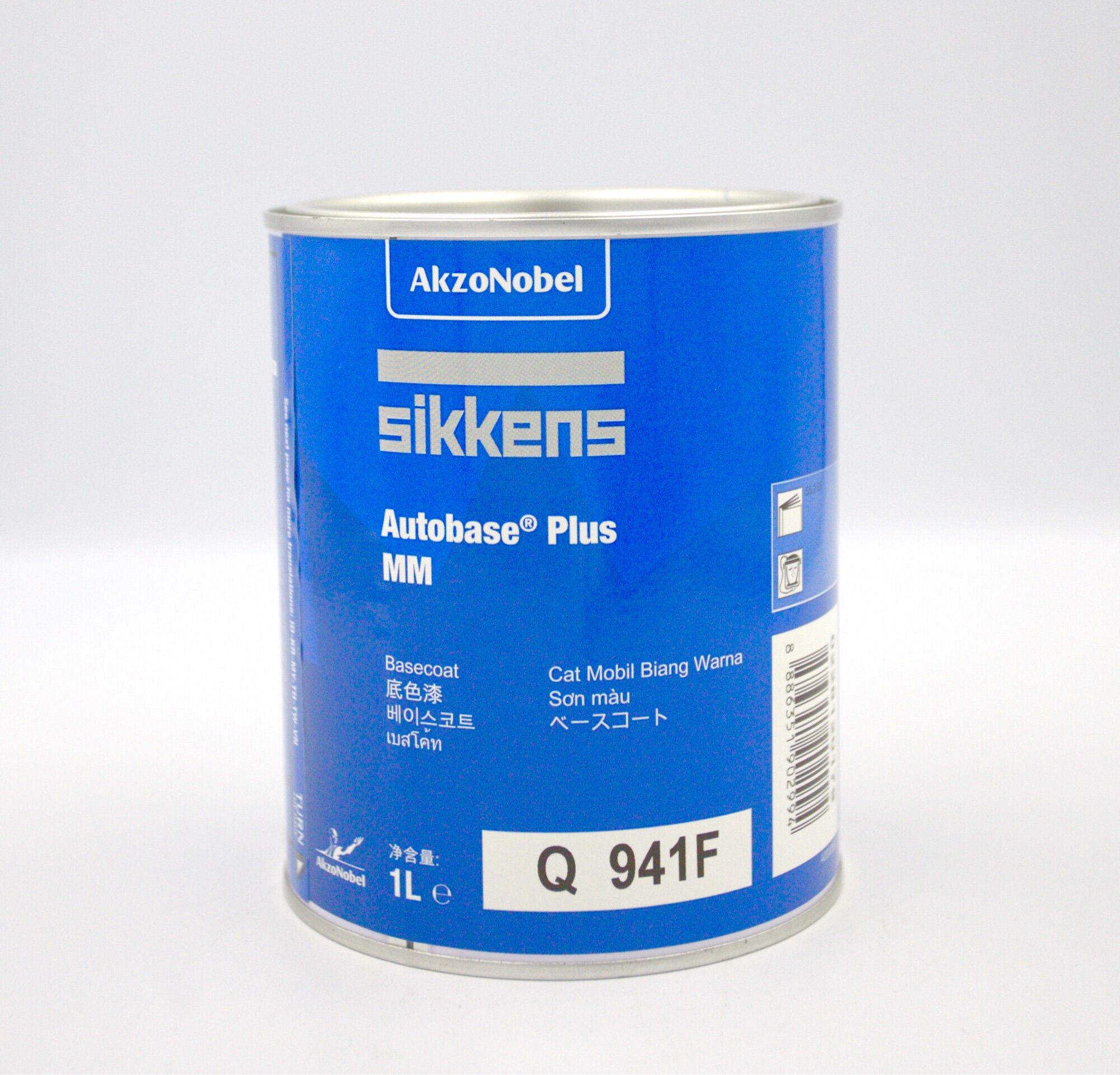 Sikkens Autobase Plus MM เเม่สีพ่นรถยนต์ (เบสโค้ท) ขนาด 1ลิตร (มี 55
