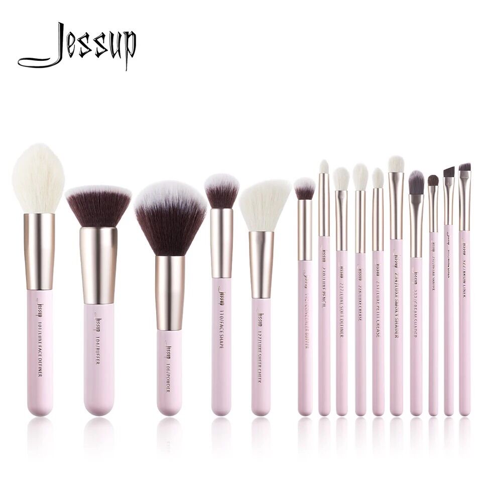 T293 Jessup 15Pcs Blushing Bride Essential Brushes Set/15-Piece Makeup Brush Set ราคา 990 บาท*ส่งฟรี