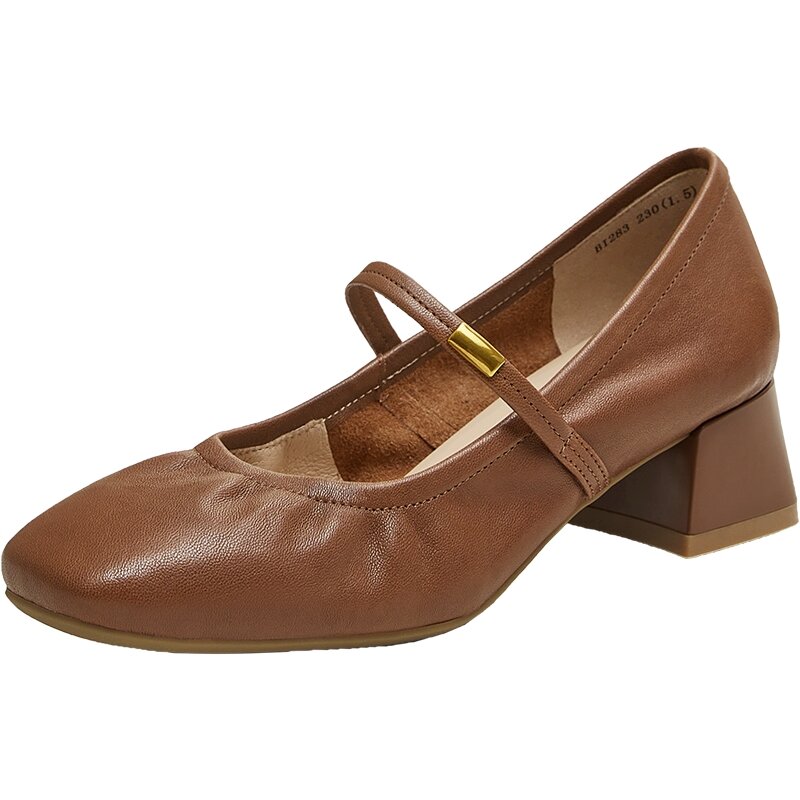 Teenmix | Versatile Retro Women's Mary Jane Shoes ราคา 3,648 บาท*ส่งฟรี