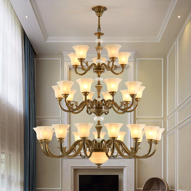 [KELUO | American Luxurious Large Chandelier,KELUO | American Luxurious Large Chandelier,] ราคา 59,567 บาท*ส่งฟรี