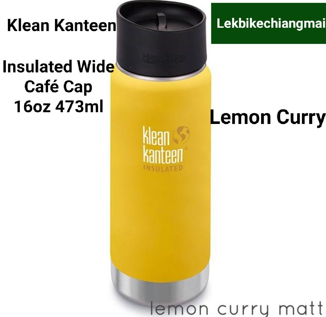 Klean Kanteen Wide Vacuum Mug with Cafe Cap 2.0 - 16 fl. oz.