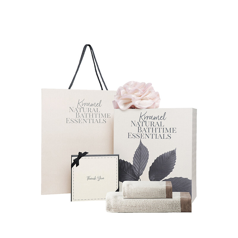KRRAMEL | Practical Gift Set for Women Birthday Ultra-soft Cotton Towel Bath Ball ราคา 2,024 บาท*ส่งฟรี