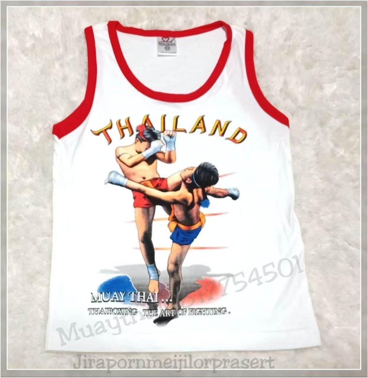 เสื้อกล้ามมวยไทย สำหรับผู้ใหญ่ Adult Singlet Thai Boxing Lazada.co.th