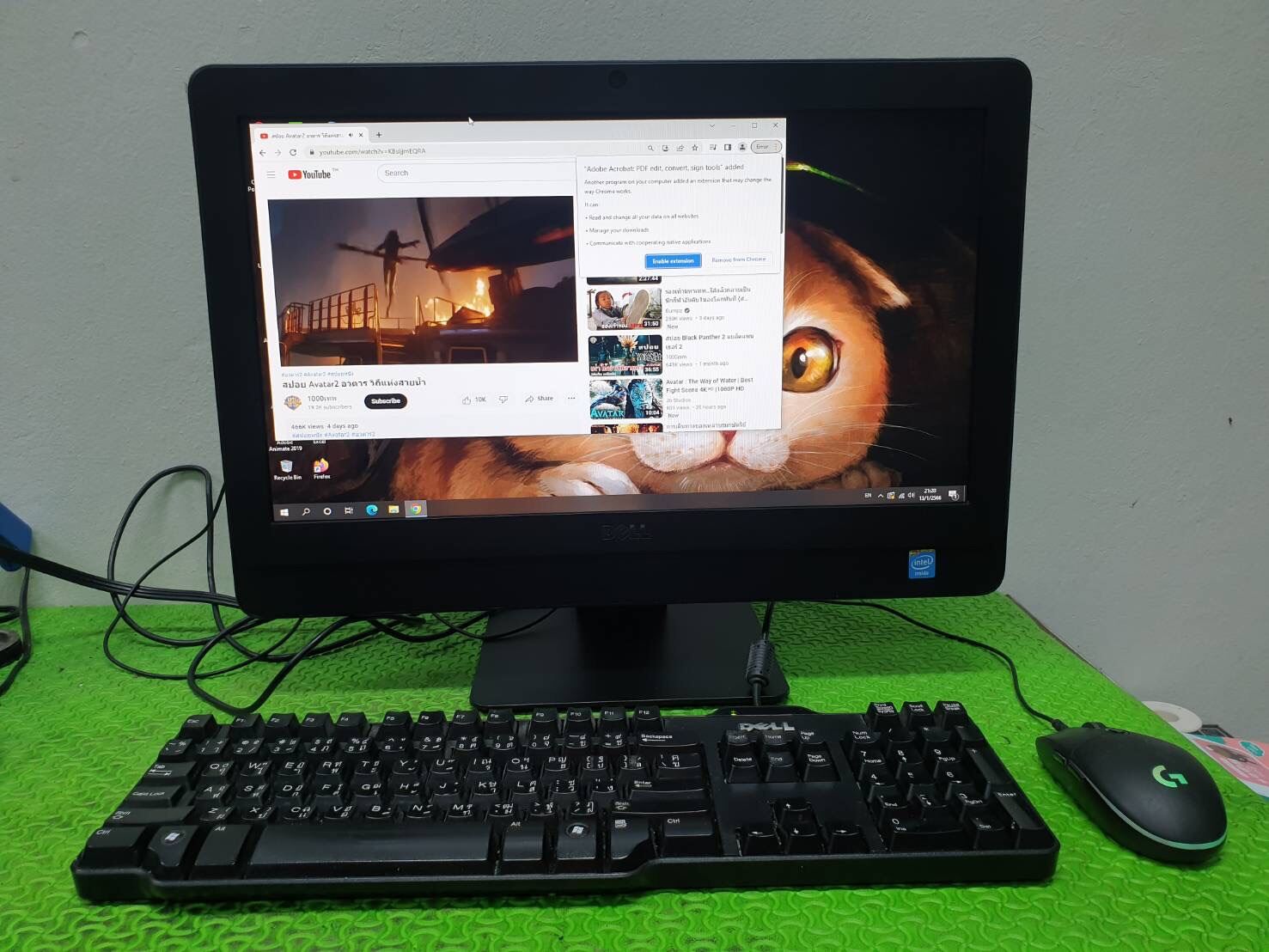 All in one dell core i5 gen4 ram8 การ์ดจอแยก ใช้งานปกติ อิงกมล