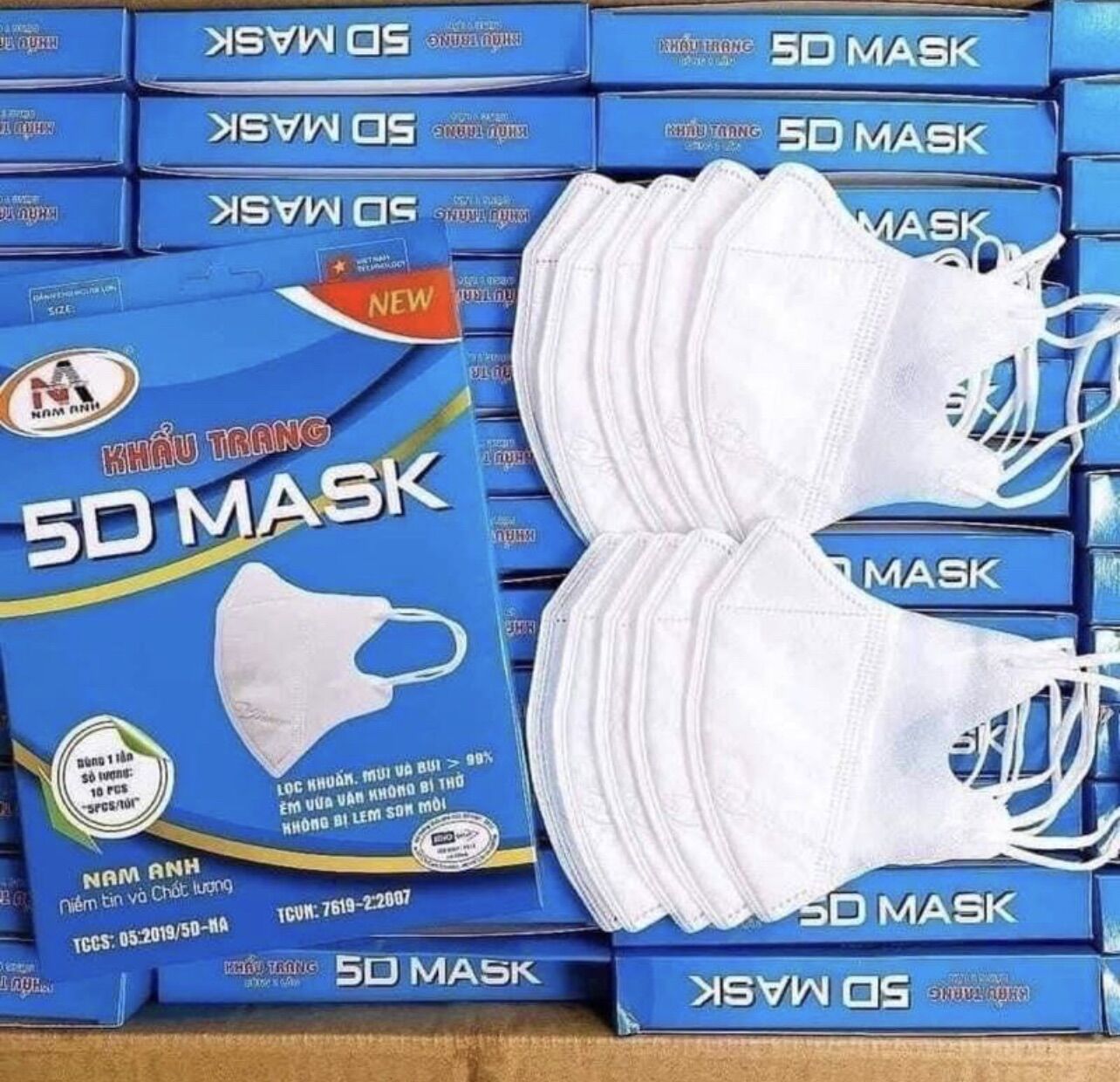 Mask 5D Famapro ของผู้ใหญ่ 1 กล่อง บรรจุ 10 ชิ้น - Sleepnnap - ThaiPick