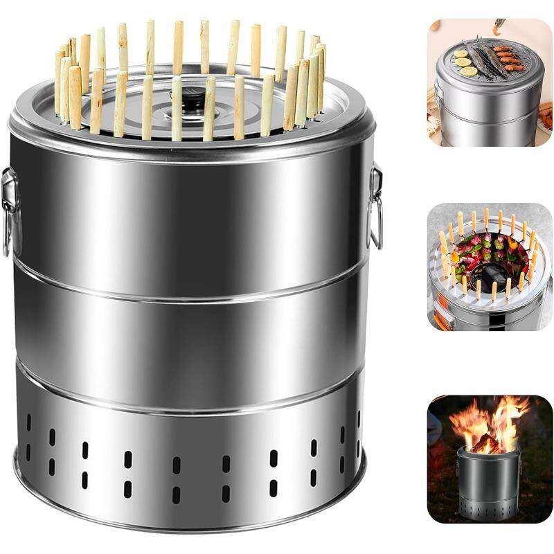MIAOJIANHAN | Stainless Wrap-around Smokeless Grill ราคา 1,828 บาท*ส่งฟรี