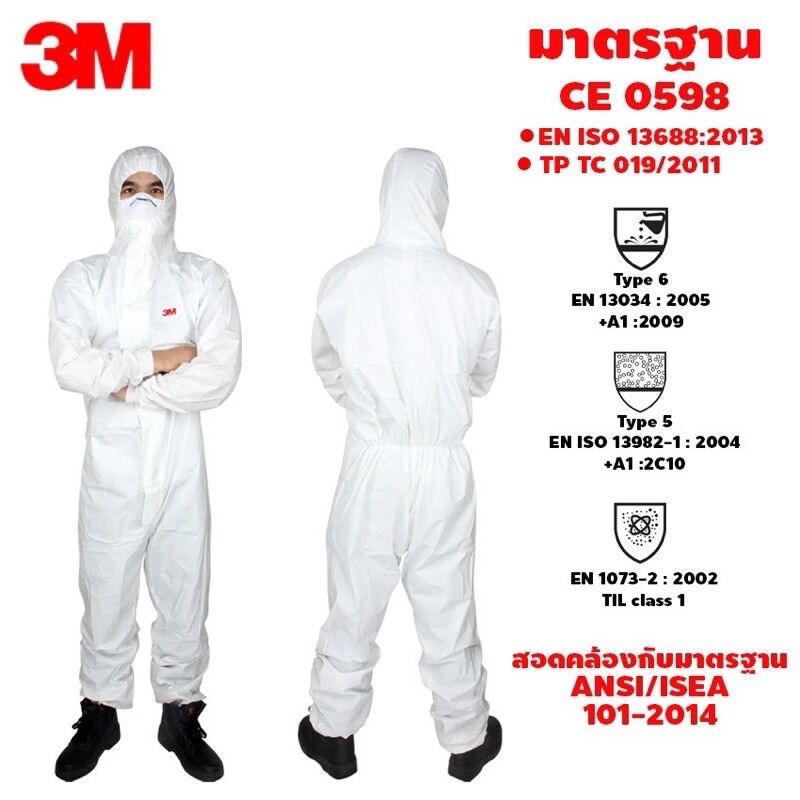 ชุด PPE ป้องกันอันตราย