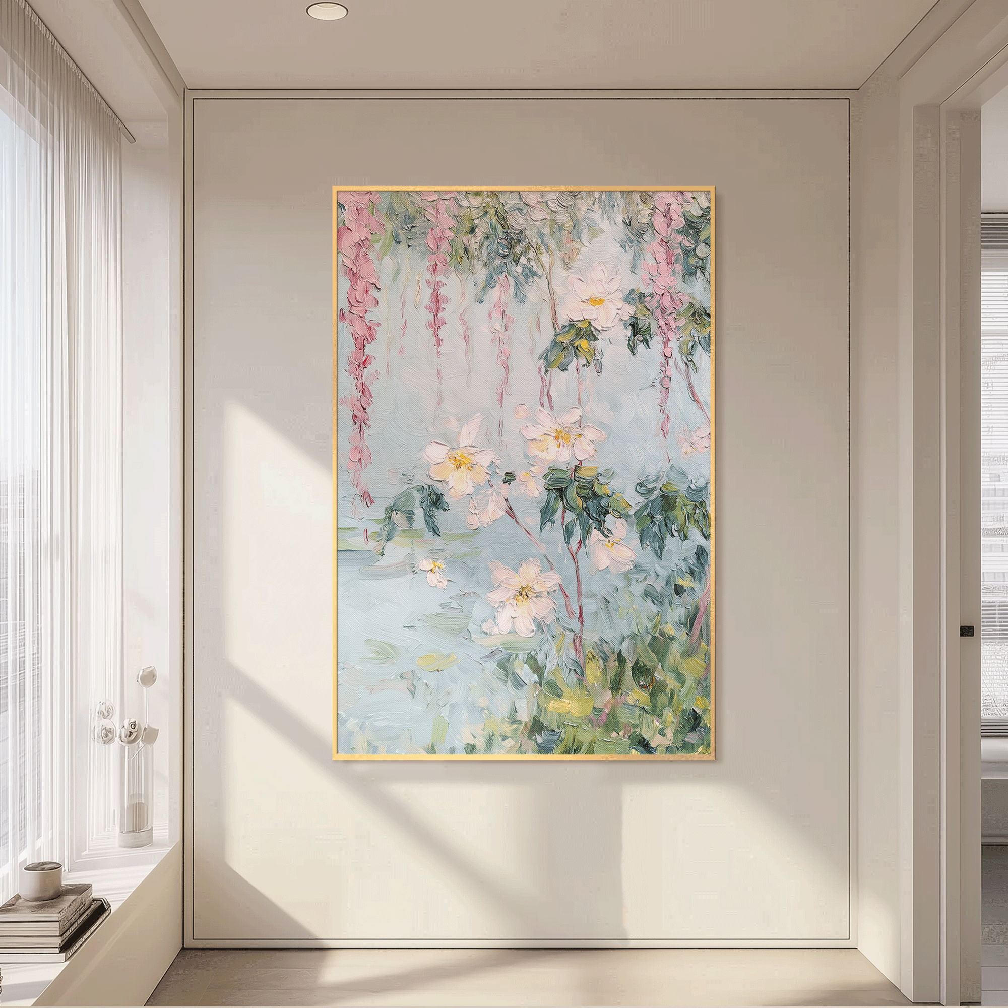 YIBIYIHUA | Floral Cream Style Entry Decorative Painting - ยี่ห้อ YIBIYIHUA ราคา 1,159 บาท*ส่งฟรี