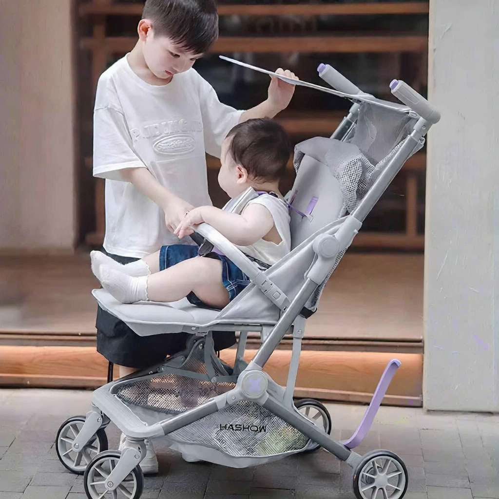 LIWAN | Light Foldable Sit-and-Lie Stroller Airline Compatible
