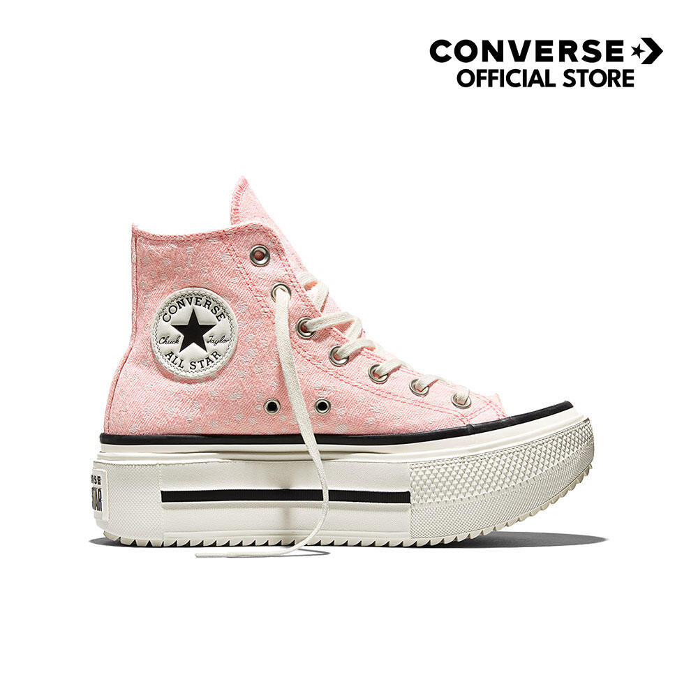 CONVERSE รองเท้า CTAS LIFT DOUBLE STACK JAQUARD - DEER HI PINK Women A17882CF_S6PIXX ราคา 2,990 บาท*ส่งฟรี