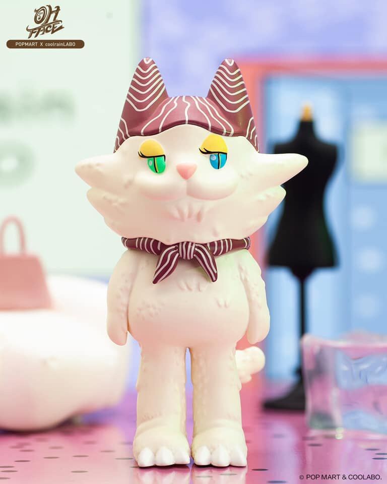 พร้อมส่ง) POP MART Coolrain Labo Oh Face Series. โมเดล ฟิกเกอร์