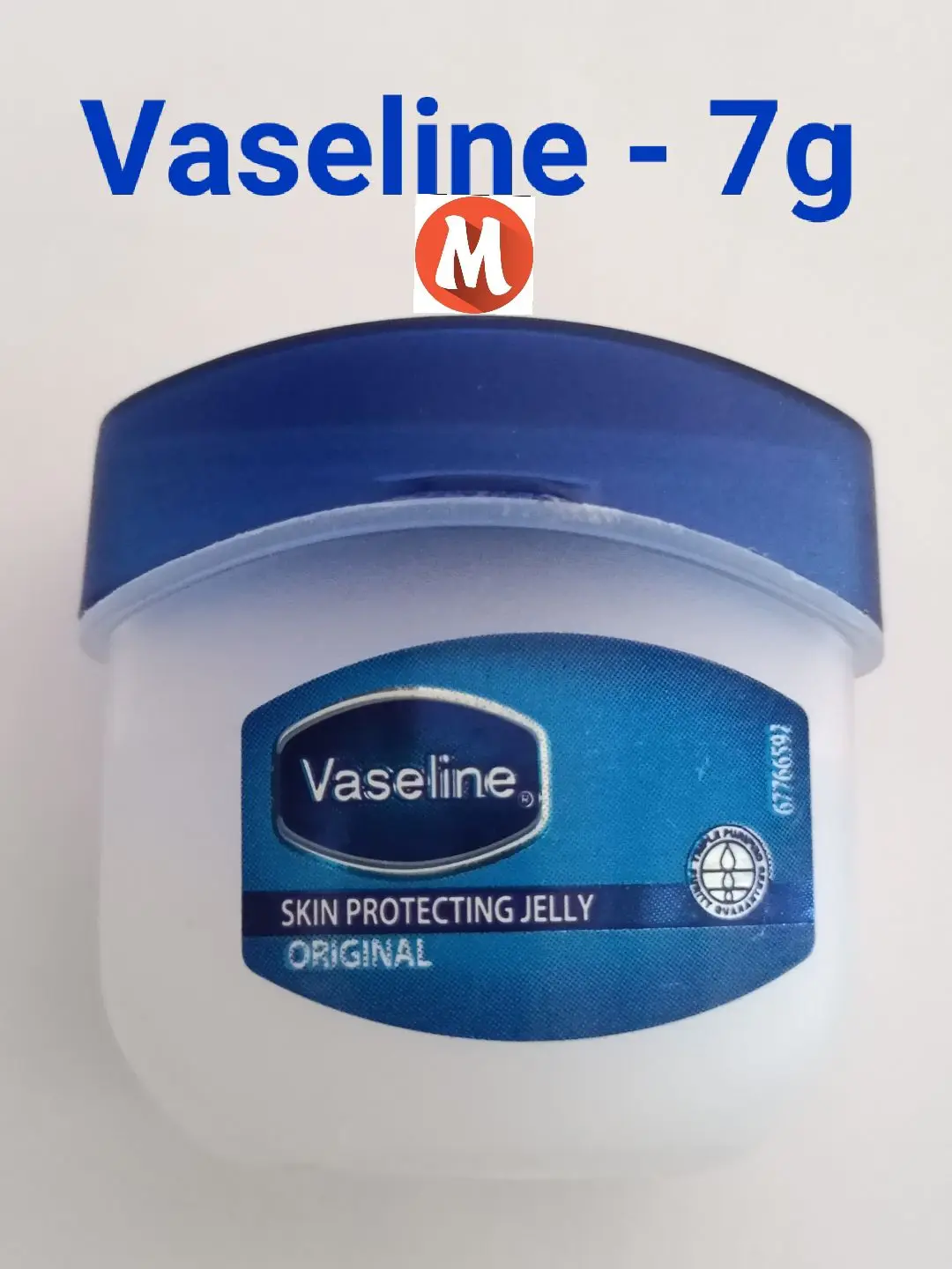 Vaseline อินเดีย mini [7 g.] วาสลีน จิ๋ว นำเข้าจากอินเดีย ลิปบำรุงริมฝีปาก ไม่มีกลิ่น ไม่มีสี