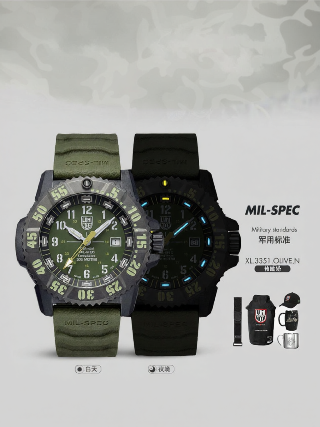 LUMI NOX | Shockproof Drop-resistant Men's Military Watch ราคา 47,216 บาท*ส่งฟรี