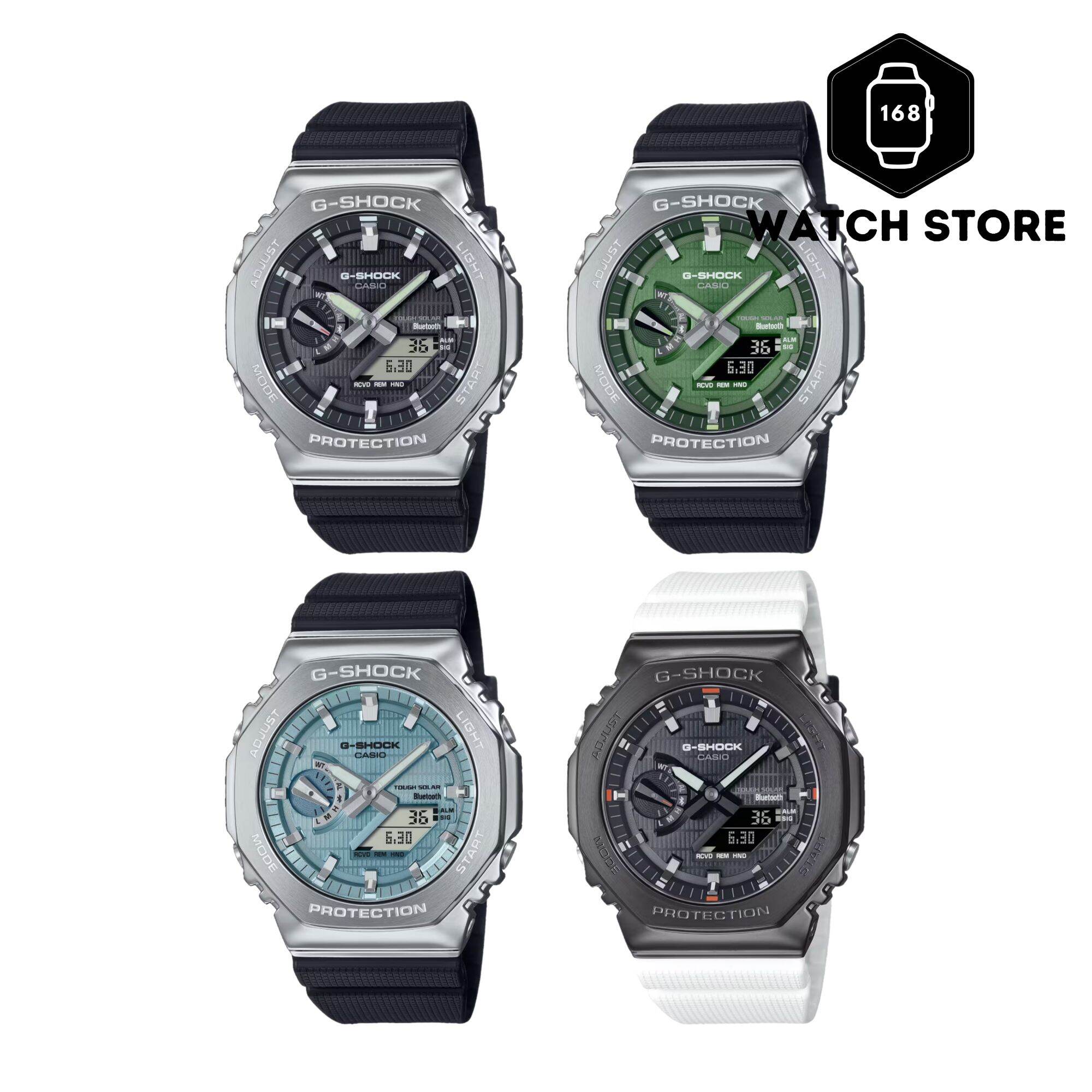 นาฬิกาข้อมือ Casio G-Shock G-SHOCK G-STEEL Bluetooth รุ่น GBM-2100-1A GBM-2100A-1A2 GBM-2100A-1A3 GBM-2100B-7A ของแท้ ประกันศูนย์ ราคา 9,900 บาท*ส่งฟรี